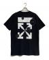 OFFWHITE (オフホワイト) CUT HERE SLIM TEE　OMAA027F20FAB009 ブラック サイズ:L：10000円