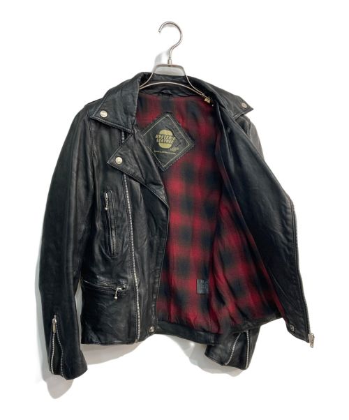 Hysteric Glamour（ヒステリックグラマー）Hysteric Glamour (ヒステリックグラマー) ダブルライダースジャケット　2LB-7050 ブラック サイズ:Freeの古着・服飾アイテム