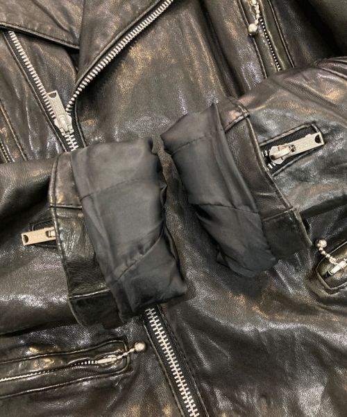 Hysteric Glamour（ヒステリックグラマー）Hysteric Glamour (ヒステリックグラマー) ダブルライダースジャケット　2LB-7050 ブラック サイズ:Freeの古着・服飾アイテム