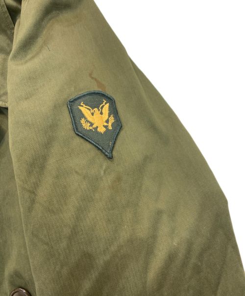US ARMY（ユーエスアーミー）US ARMY (ユーエスアーミー) オーバーコート　	50’S　55-0-1650-235 オリーブ サイズ:REG.SMALLの古着・服飾アイテム