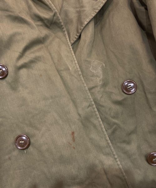 US ARMY（ユーエスアーミー）US ARMY (ユーエスアーミー) オーバーコート　	50’S　55-0-1650-235 オリーブ サイズ:REG.SMALLの古着・服飾アイテム