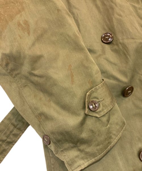 US ARMY（ユーエスアーミー）US ARMY (ユーエスアーミー) オーバーコート　	50’S　55-0-1650-235 オリーブ サイズ:REG.SMALLの古着・服飾アイテム