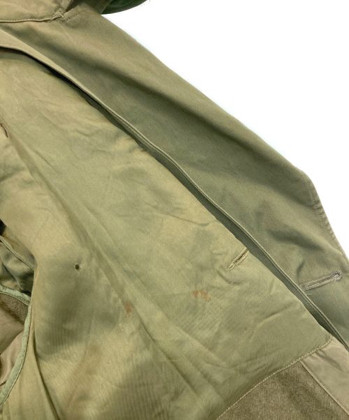US ARMY（ユーエスアーミー）US ARMY (ユーエスアーミー) オーバーコート　	50’S　55-0-1650-235 オリーブ サイズ:REG.SMALLの古着・服飾アイテム