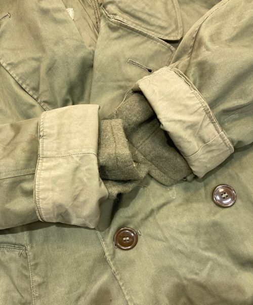 US ARMY（ユーエスアーミー）US ARMY (ユーエスアーミー) オーバーコート　	50’S　55-0-1650-235 オリーブ サイズ:REG.SMALLの古着・服飾アイテム