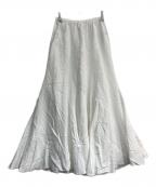 Plageプラージュ）の古着「glace flare スカート 22060922708020」｜ホワイト