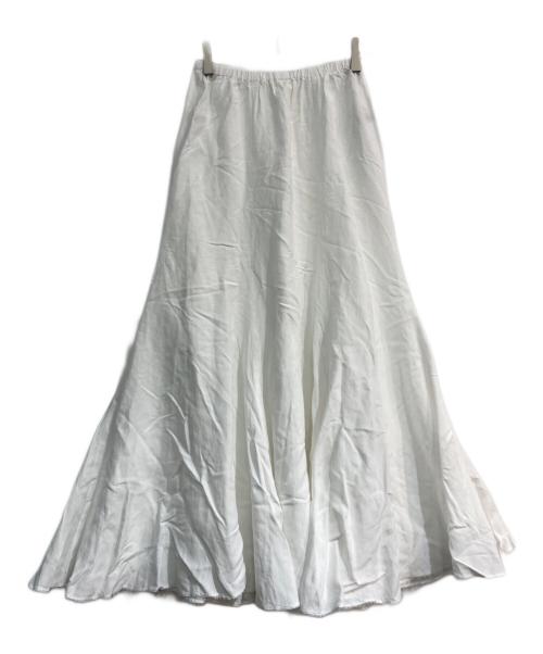 Plage（プラージュ）Plage (プラージュ) glace flare スカート 22060922708020 ホワイト サイズ:34の古着・服飾アイテム