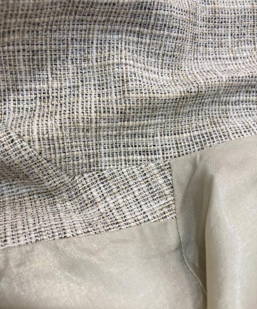 IENA LA BOUCLE（イエナ ラ ブークル）IENA LA BOUCLE (イエナ ラ ブークル) ウールマット ダブルボタンジャケット　21010914149010 ベージュ サイズ:38の古着・服飾アイテム