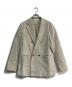 IENA LA BOUCLE（イエナ ラ ブークル）の古着「ウールマット ダブルボタンジャケット　21010914149010」｜ベージュ
