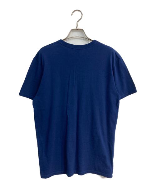 maison kitsune（メゾンキツネ）MAISON KITSUNE (メゾンキツネ) プリントTシャツ　KMM-1707-A ネイビー サイズ:Sの古着・服飾アイテム