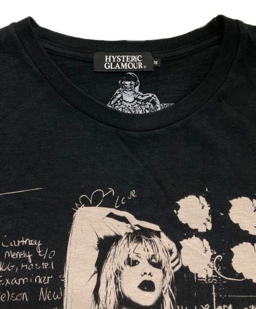 Hysteric Glamour（ヒステリックグラマー）Hysteric Glamour (ヒステリックグラマー) COURTNEY LOVE Tee　コートニーラブ　0251CT08 ブラック サイズ:Mの古着・服飾アイテム