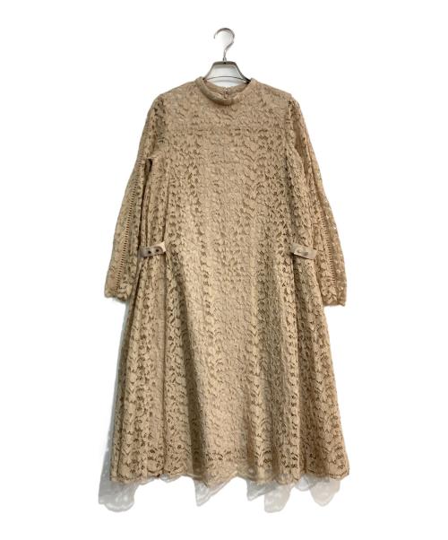 CELFORD（セルフォード）CELFORD (セルフォード) レースワンピース　CWF0184069 ベージュ サイズ:Sの古着・服飾アイテム