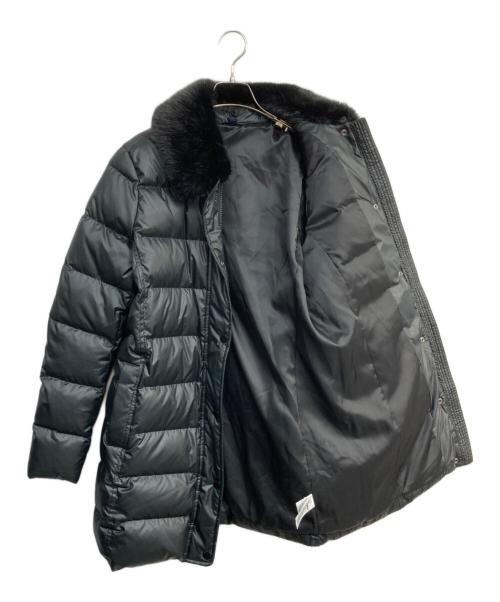 BROOKS BROTHERS（ブルックスブラザーズ）BROOKS BROTHERS (ブルックスブラザーズ) ファー付きダウンコート　100185413 ブラック サイズ:Sの古着・服飾アイテム