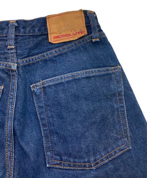 RESOLUTE（リゾルト）RESOLUTE (リゾルト) 710ストレートデニムパンツ インディゴ サイズ:W30×L28の古着・服飾アイテム