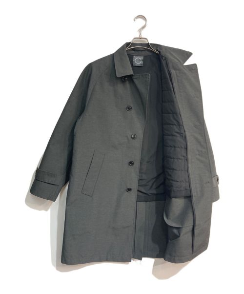 nano・universe（ナノ・ユニバース）nano・universe (ナノ・ユニバース) ステンカラーコート　668-1111003 グレー サイズ:Mの古着・服飾アイテム