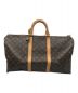 LOUIS VUITTON (ルイ ヴィトン) キーポル50 トラベルバッグ　モノグラム　M41426　カデナ付き ブラウン：60000円
