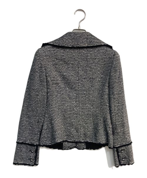 EPOCA（エポカ）EPOCA (エポカ) ツイードスカートセットアップ ブラック×ホワイト サイズ:Mの古着・服飾アイテム