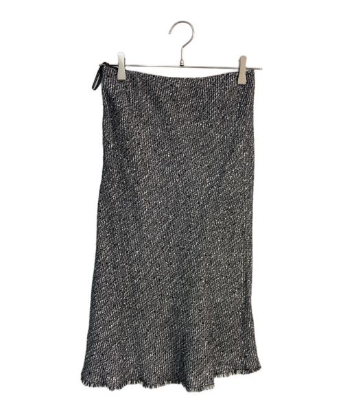 EPOCA（エポカ）EPOCA (エポカ) ツイードスカートセットアップ ブラック×ホワイト サイズ:Mの古着・服飾アイテム