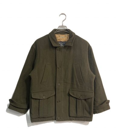 BURBERRY　ダークグリーン ウールジャケット 中古・古着通販】BURBERRY (バーバリー) ウールジャケット WG448-434