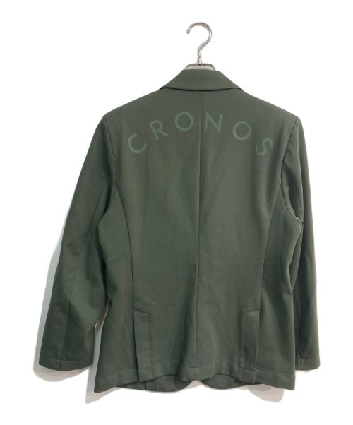 CRONOS BLACK（クロノスブラック）CRONOS BLACK (クロノスブラック) STRETCH JACKET　CR-NJ-0013 グリーン サイズ:Mの古着・服飾アイテム