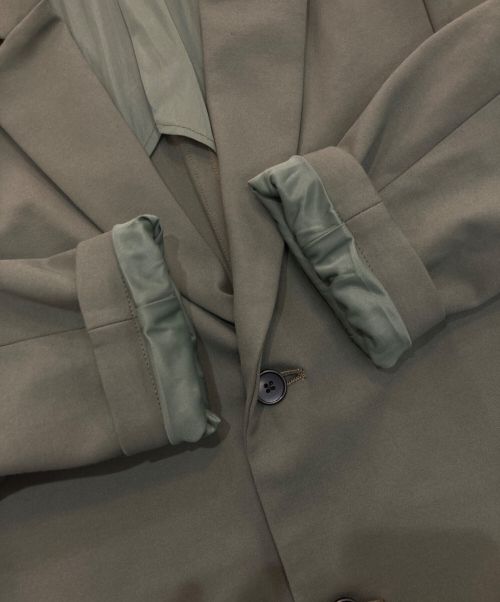 CRONOS BLACK（クロノスブラック）CRONOS BLACK (クロノスブラック) STRETCH JACKET　CR-NJ-0013 グリーン サイズ:Mの古着・服飾アイテム