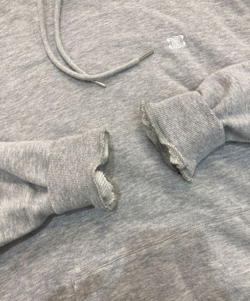 CELINE（セリーヌ）CELINE (セリーヌ) トリオンフ フーディ　2Y377450I グレー サイズ:Sの古着・服飾アイテム