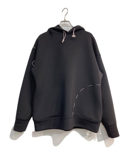 UN3D.（アンスリード）UN3D. (アンスリード) ハンドステッチ フーディ プルオーバー パーカー ブラック サイズ:Freeの古着・服飾アイテム