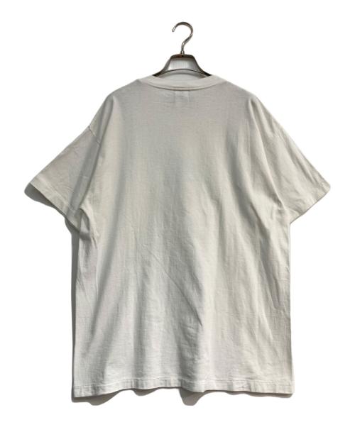 SAINT MICHAEL（セントマイケル）SAINT MICHAEL (セントマイケル) SS TEE RIBON SAINT　SM-YS8-0000-012 ホワイト サイズ:Lの古着・服飾アイテム