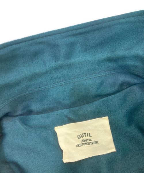 OUTIL（ウティ）OUTIL (ウティ) MANTEAU UZES モールスキンコート オリーブ サイズ:Sの古着・服飾アイテム