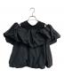 emmi（エミ）の古着「eco 2wayギャザードッキングブラウス」｜ブラック