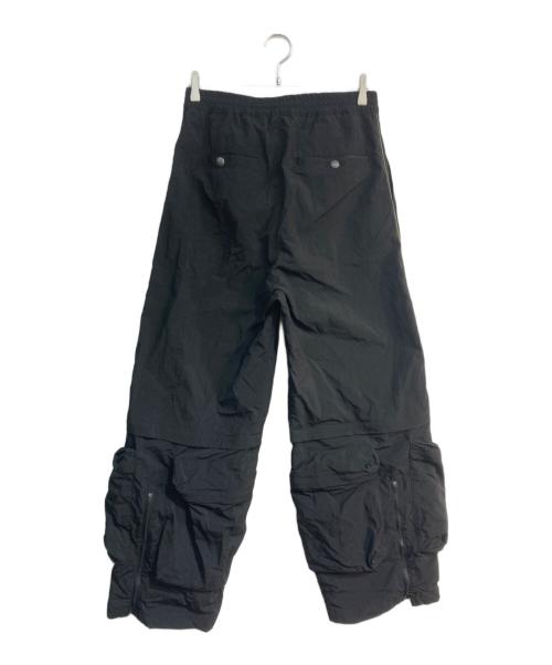 DIESEL（ディーゼル）DIESEL (ディーゼル) P-STAIND マルチポケット デタッチャブル ナイロン カーゴパンツ　A10503 ブラック サイズ:46の古着・服飾アイテム