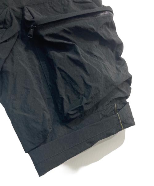 DIESEL（ディーゼル）DIESEL (ディーゼル) P-STAIND マルチポケット デタッチャブル ナイロン カーゴパンツ　A10503 ブラック サイズ:46の古着・服飾アイテム