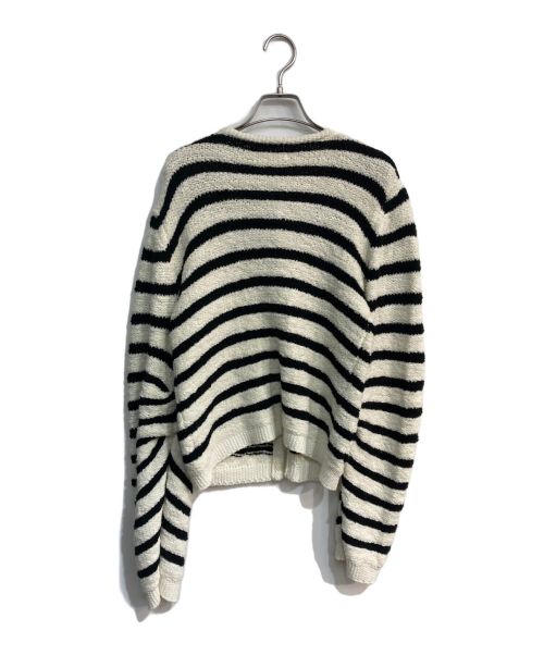 LIBJOIE（リブジョア）LIBJOIE (リブジョア) KNIT TWEED CARDIGAN　22365130 ホワイト×ブラック サイズ:Freeの古着・服飾アイテム