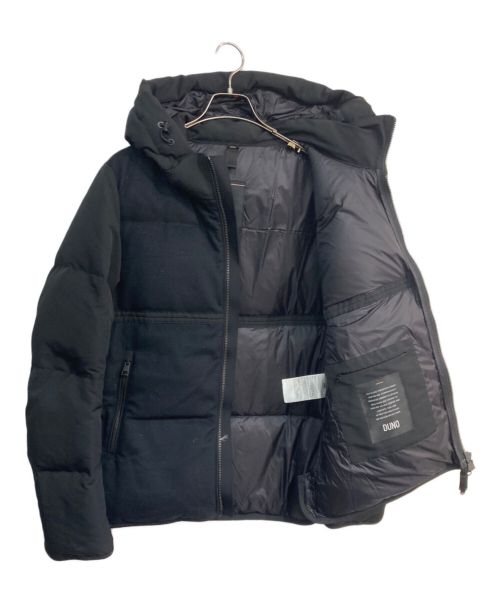 DUNO（デュノ）DUNO (デュノ) ダウンジャケット　	PALM PRATO SATU 610 ブラック サイズ:48の古着・服飾アイテム