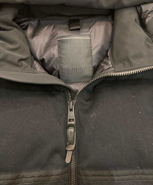 DUNO（デュノ）DUNO (デュノ) ダウンジャケット　	PALM PRATO SATU 610 ブラック サイズ:48の古着・服飾アイテム