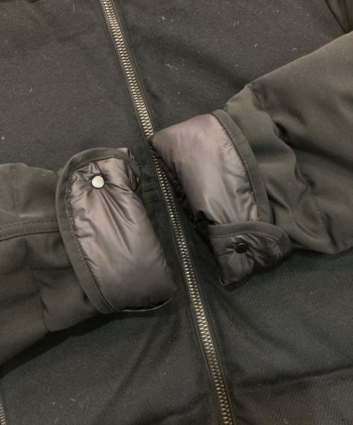 DUNO（デュノ）DUNO (デュノ) ダウンジャケット　	PALM PRATO SATU 610 ブラック サイズ:48の古着・服飾アイテム