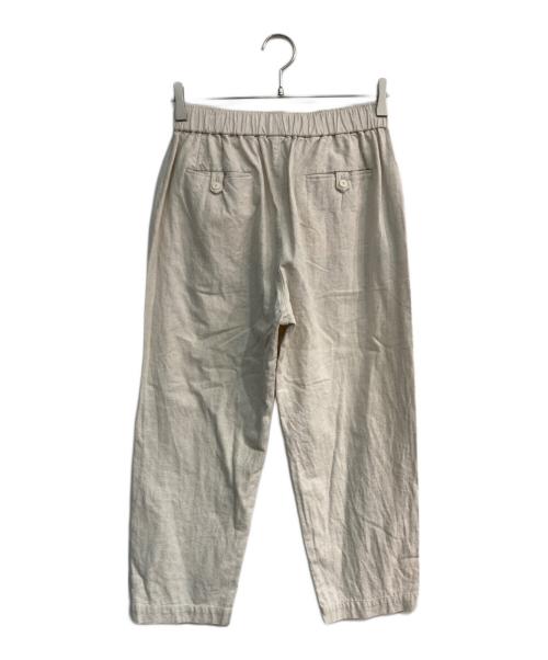 オローネ（オローネ）オローネ (オローネ) コットンリネンイージーパンツ　portom24005 ベージュ サイズ:Freeの古着・服飾アイテム