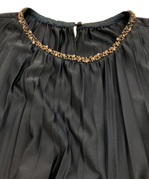 23区 applaudir（23区アプロディール）23区 applaudir (23区アプロディール) ノースリーブワンピース　OPWOKA0715 ブルー サイズ:38の古着・服飾アイテム