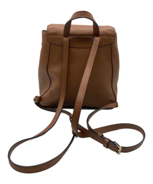 Kate Spade（ケイトスペード）Kate Spade (ケイトスペード) レイラ ミディアム フラップ バックパック　WKR00327 ブラウン サイズ:-の古着・服飾アイテム