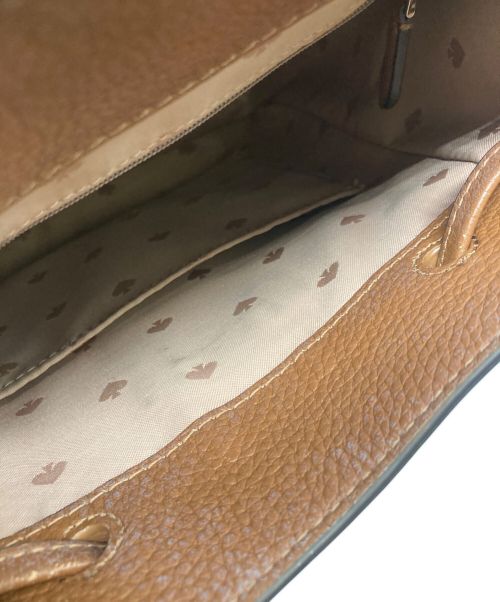 Kate Spade（ケイトスペード）Kate Spade (ケイトスペード) レイラ ミディアム フラップ バックパック　WKR00327 ブラウン サイズ:-の古着・服飾アイテム