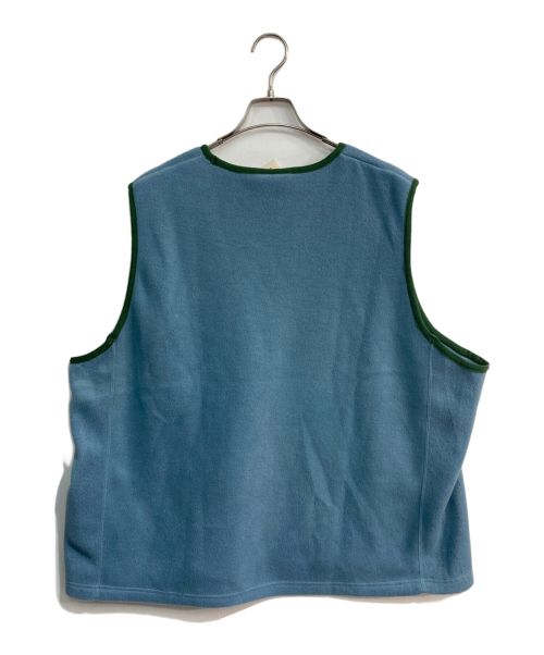 refomed（リフォメッド）refomed (リフォメッド) フリースベスト　FLEECE BIBS　RECU-007 ブルー サイズ:3の古着・服飾アイテム
