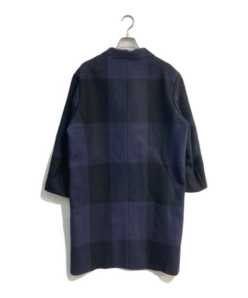 SUNSEA（サンシー）SUNSEA (サンシー) Cut Off Melton Coat　13AW　　SNS-13A36 ネイビー サイズ:II3の古着・服飾アイテム