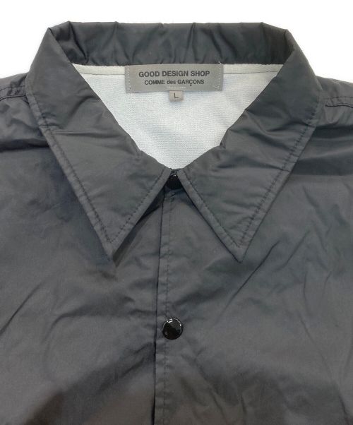 GOOD DESIGN SHOP COMME des GARCONS（グッドデザインショップ コムデギャルソン）GOOD DESIGN SHOP COMME des GARCONS (グッドデザインショップ コムデギャルソン) コーチジャケット　IS-J002 ブラック サイズ:Lの古着・服飾アイテム
