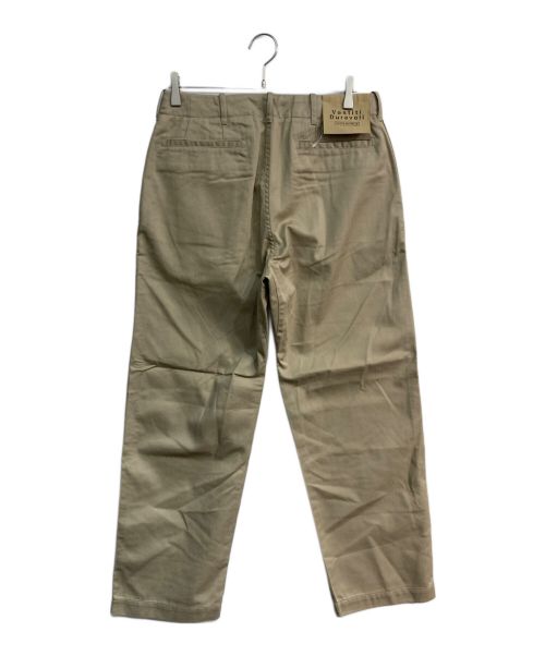 vestiti durevoli（ヴェスティーティ）vestiti durevoli (ヴェスティーティ) STEVEN ALAN (スティーブンアラン) TC TWILL NO TUCK PANTS ベージュ サイズ:48 未使用品の古着・服飾アイテム