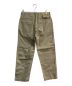 vestiti durevoli (ヴェスティーティ) STEVEN ALAN (スティーブンアラン) TC TWILL NO TUCK PANTS ベージュ サイズ:48 未使用品：7000円