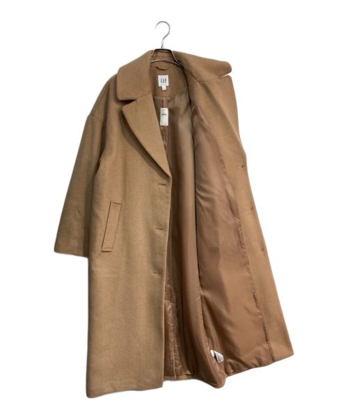 GAP（ギャップ）GAP (ギャップ) OVSZ WOOL COAT　512874-01-6 ベージュ サイズ:L 未使用品の古着・服飾アイテム