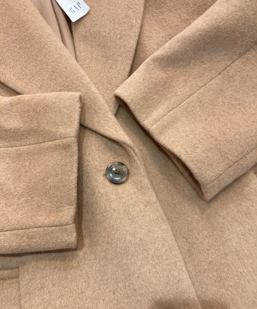 GAP（ギャップ）GAP (ギャップ) OVSZ WOOL COAT　512874-01-6 ベージュ サイズ:L 未使用品の古着・服飾アイテム