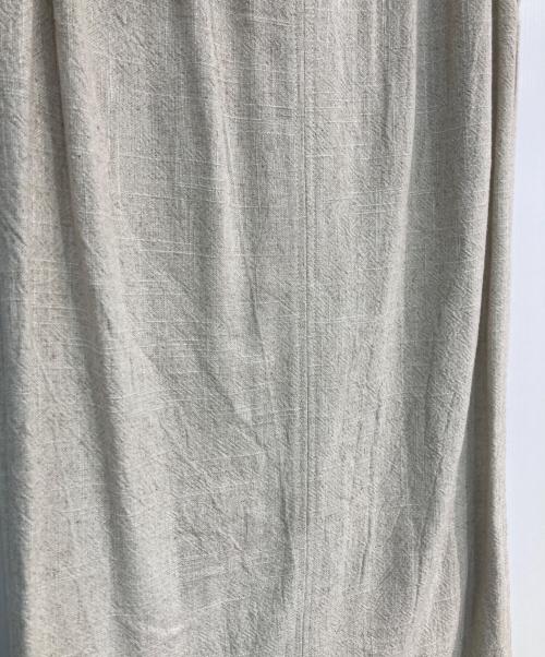 Spick and Span（スピック＆スパン）Spick and Span (スピックアンドスパン) ジュートクロスジップアップスカート 23060200802010 アイボリー サイズ:36の古着・服飾アイテム