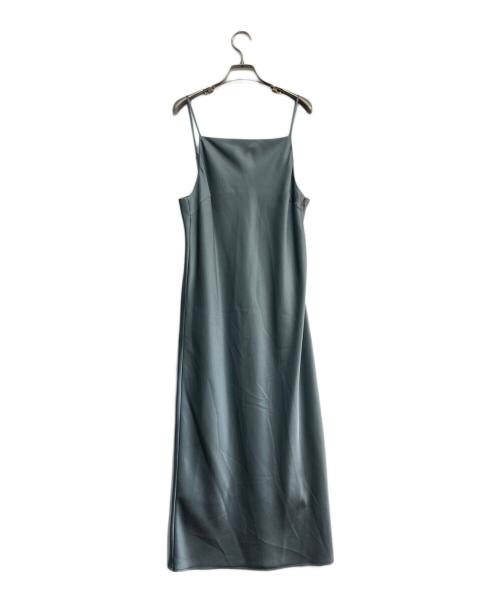 green label relaxing（グリーンレーベルリラクシング）green label relaxing (グリーンレーベルリラクシング) サテン キャミソール ワンピース　3626-659-3254 ベージュ サイズ:Free 未使用品の古着・服飾アイテム