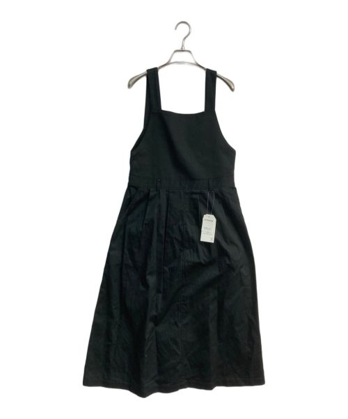 SHIPS any（シップスエニィ）SHIPS any (シップスエニィ) チノ フレア ジャンパー スカート　724-94-0018 ブラック サイズ:Freeの古着・服飾アイテム