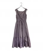 HER LIP TOハーリップトゥ）の古着「Riviera Double Bow Dress　1232305118」｜パープル